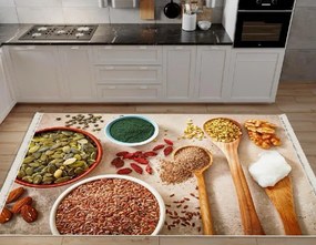 Covor bucatarie antiderapant, 120x180 cm, Condimente