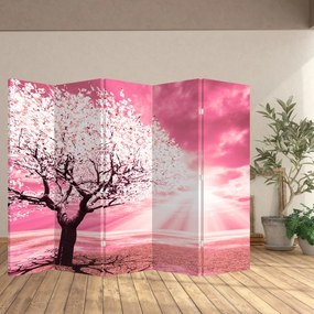 Paravan - Pomul roz (210x170 cm)