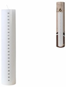 Reducere Lumanare de Advent NUMIRA 25 cm, alb, calitatea II.