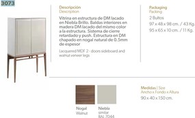 Dulap elegant design modern Platin AC-CP1709-F