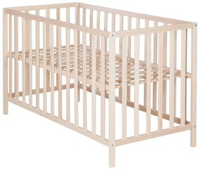 Pătuț în culoare naturală 60x120 cm Cosi – Roba