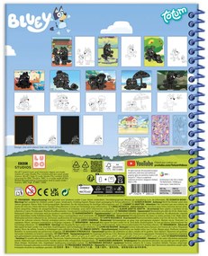 Bluey Fun set de zgâriat și activități