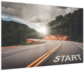 Tablou - Drum start (90x60 cm)