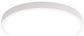 Plafoniera LED design slim LERO D-30cm 4000K alba