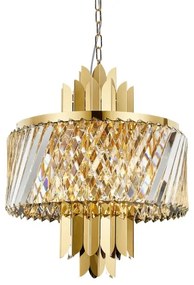 Lustră pe lanț MARGOT 6xE14/40W/230V d. 43 cm auriu