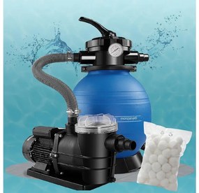 Deuba Sistem de filtrare cu nisip 9.600 l/h cu accesorii