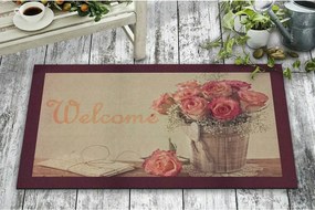 Covor intrare 742TMA8166, 45x70 cm, forma dreptunghiulara, pasla/PVC,