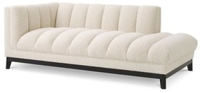 Canapea lounge design elegant LUX Ditmar Left, boucle crem 115528 HZ