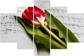 Tablou - Lalea roșie (150x105 cm)