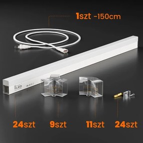 LED Stm plafonieră HEXAGON LED/240W/85-265V 5000K CRI 90 IP54 albă