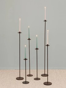 Set 3 suporturi de lumanari, din metal, H76 cm, Minas