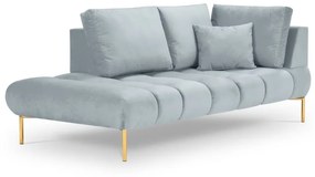 Sezlong Hasting 2 locuri catifea H75 cm