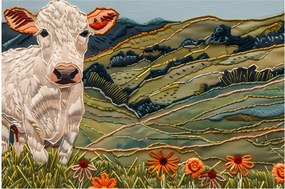 Tablou - Imitație de motiv tricotat (90x60 cm)