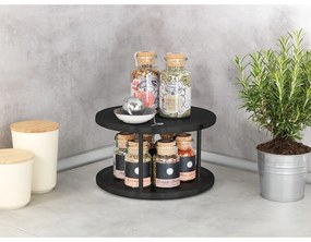 Organizator pentru mirodenii Wenko Lazy Susan, negru