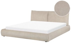 Pat matrimonial 180 cm Vetiver (gri bej) (cu somieră). 1076468
