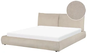 Pat matrimonial 180 cm Vetiver (gri bej) (cu somieră). 1076468