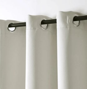 Draperie alb-crem OXFORD 140x250 cm Agatat: Inele metalice
