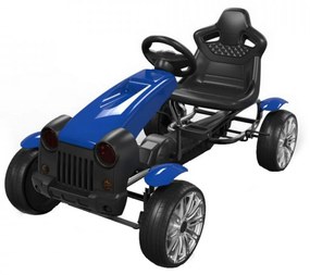 Kart cu pedale pentru copii NOVOKIDS® Matador Retro Kart PRO, 3-8 ani , Maxim 30 kg, Roti din cauciuc EVA, Carena, Structura metalica, Frana de mana,