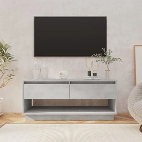 809489 vidaXL Comodă TV, gri beton, 102x41x44 cm, PAL