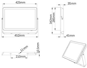 Proiector LED de exterior PROJECTLINE LED/200W/230V IP65 3000K Philips
