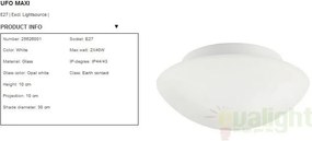 Aplica de perete, Plafonier diam.30cm, IP44, Ufo Maxi 25626001NL