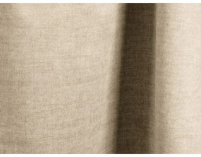 Colțar modular bej cu tapițerie din catifea (cu colț pe partea stângă/cu șezlong) Martina – Micadoni