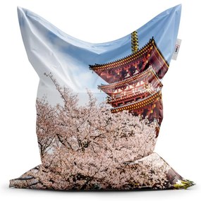 Sac de șezut Classic pagoda chinezească, colorat