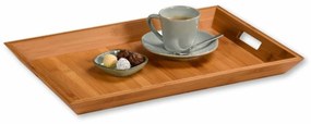 Kesper 77507 Tava de servire din bambus, naturală,52 x 33 cm