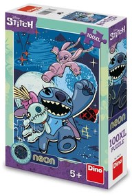 PUZZLE NEON XL - STITCH (100 PIESE) - DINO (394216)