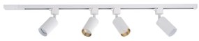Spot pe șină TRACER 4x GU10/10W/230V, 1 m, alb