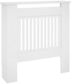 HOMCOM Copertă de Ventilație, Copertă de Căldură, 78 x 19 x 81 cm, Copertă de Căldură pentru Dormitor, Sufragerie, MDF, Alb | Aosom Romania