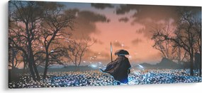Tablou - Ilustrație a unui războinic (120x50 cm)