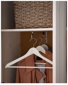 Șifonier alb din lemn de pin 65x180 cm Anita – Støraa