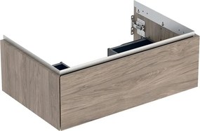 Dulap baza suspendat Geberit One nuc american Hickory 75 cm