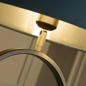 Lampadar/Lampa de podea decorativa Modish negru/teal