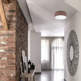 Plafonieră SIRJA 1xE27/60W/230V pr. 35 cm maro