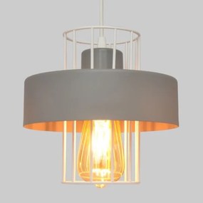 Lustră pe cablu VOLTA 3xE27/15W/230V d. 42 cm gri