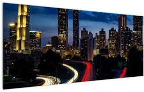 Tablou - Oraș de noapte (120x50 cm)