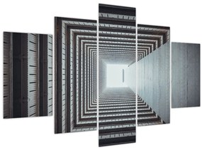 Tablou - Vedere din interiorul clădirii (150x105 cm)