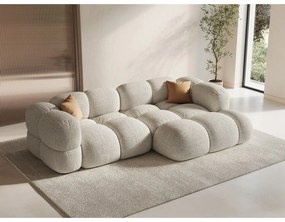 Colțar bej (cu colț pe partea dreaptă/cu șezlong) Loretto – Cosmopolitan Design