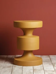 Masuta laterala, din metal, mustard Forms