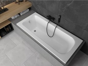 Mexen Vega cadă dreptunghiulară 180 x 80 cm, albă - 55011808000