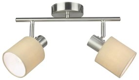 Aplica cu 2 spoturi design modern NATINA bej 5010 RX