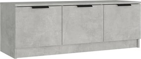 vidaXL Comodă TV, gri beton, 102x35x36,5 cm, lemn prelucrat