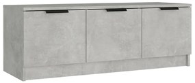811362 vidaXL Comodă TV, gri beton, 102x35x36,5 cm, lemn prelucrat