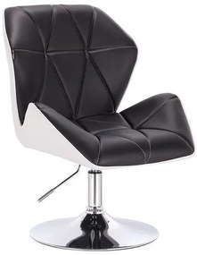 HR212 SCAUN ALB-NEGRU