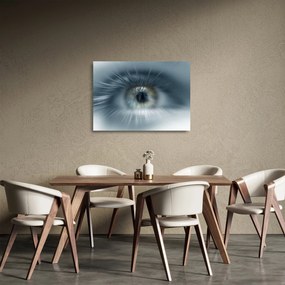 Tablou pe sticlă - Privirea ochiului (70x50 cm)