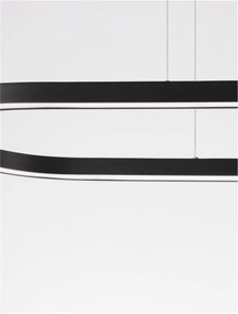 Lustra LED suspendata design modern QUERALT negru
