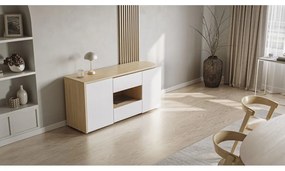 Birou cu blat cu aspect de lemn de stejar 48x159 cm Tango – TemaHome