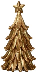 Brad de Crăciun auriu, 21 cm